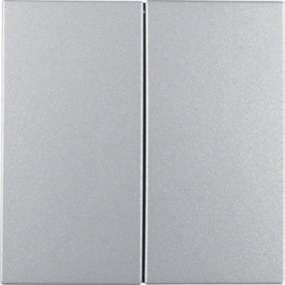 Кнопка Berker 2-канальная S.1/B.х алюминий (85142183)