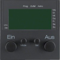 Таймер Berker з дисплеєм та підключенням датчика, антрацит B. х (17381606)