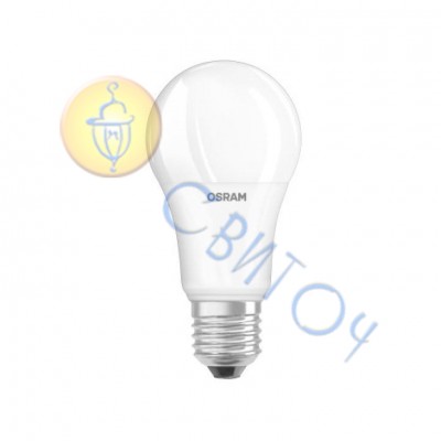 Лампа OSRAM LED VALUE CL A100 13W/827 230V FR E27 10X1 світлодіодна матова