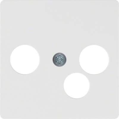 Накладка Berker для широкополюсной модемного коробки, підлогу.білизна матова S. 1/B. х (14391909)