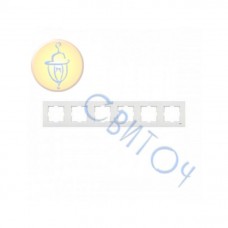 90960205 Рамка 6-я белый KARRE Vi-Ko