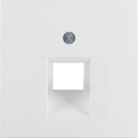 Накладка Berker для розетки UAE, пол.белизна матовая S.1/B.х (14071909)