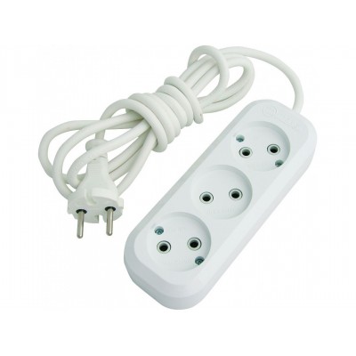 Удлинитель Makel на 3 гнезда 3 метра без заземления (MGP123)