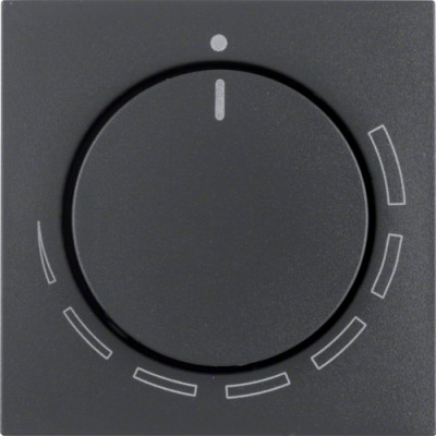 Накладка Berker для регулятора числа оборотов, антрацит B.х (11371626)