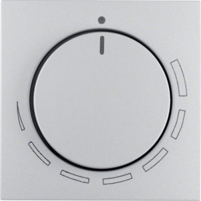 Накладка Berker для регулятора числа оборотов, алюминий B.х (11371424)