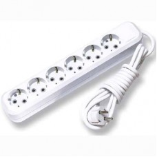 Удлинитель Makel на 6 гнезд 2 метра с заземлением (MGP182)