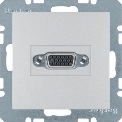 VGA-Розетка Berker з гвинтовими клемами, алюміній B. х (3315411404)