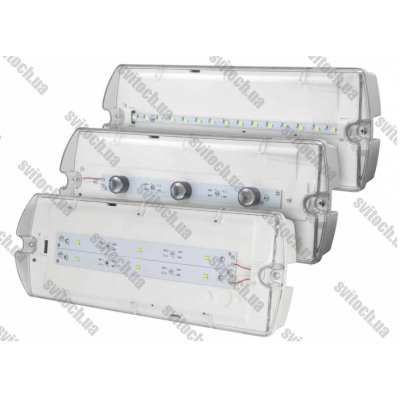 HELIOS LED 1W LED STANDARD IP42 1h battery SA opal cover AWEX