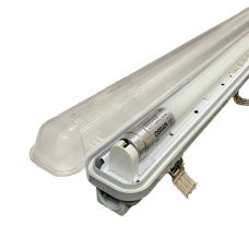 Светильник DAMP PROOF 1200 1XLAMP HOUSING IP65LEDV в комплекте со светодиодной лампой ST8E-1.2M 16W/840 220-240V AC OSRAM (1066714)