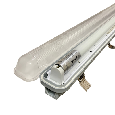 Світильник DAMP PROOF 1200 1XLAMP HOUSING IP65 LEDVANCE в комплекті зі світлодіодною лампою ST8E-1.2M 16W/840 220-240V OSRAM