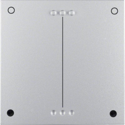 Кнопка Berker для универсального нажимного диммера, алюминий B.х (17651404)