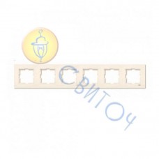 90960215 Рамка 6-а крем KARRE Vi-Ko