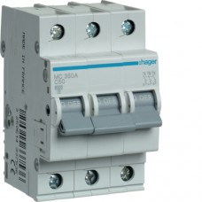 Автоматический выключатель Hager In=50 А, 3п, С, 6 kA, 3м (MC350A)