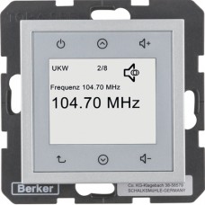 Radio Touch Berker без Спікера, S. 1/B. х алюміній (28841404)