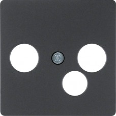 Накладка Berker для широкополюсной модемного коробки, антрацит B. х / К 1 (14391606)