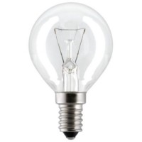 Лампа розжарювання GE 40D1/CL/E14 40вт куля прозора