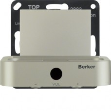 Док-станция Berker для iPod/iPhone, стальной лак S.1/B.х (28838916)