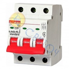 s002035 Авт. выкл. e.mcb.stand.45.3.C40, 3р, 40А, C, 4.5 кА, E-NEXT