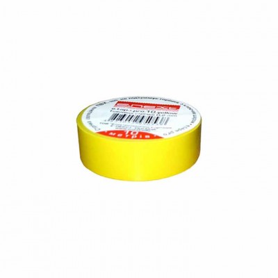 s022002 Ізолента e.tape.stand.10.yellow, жовта (10м), E-NEXT