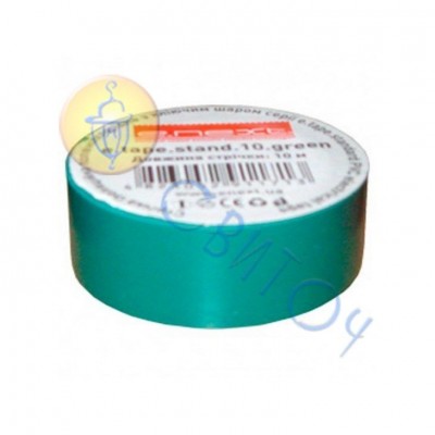 s022013 Ізолента e.tape.stand.20.green, зелена (20м), E-NEXT