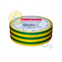 s022017 Изолента e.tape.stand.20.yellow-green, желто-ЗЕЛЕНАЯ (20м), E-NEXT