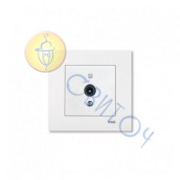 90960060 Розетка TV проходная (телевиз.) белый KARRE Vi-Ko
