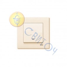 90960131 Выключатель 1скр. реверсивный крем KARRE Vi-Ko