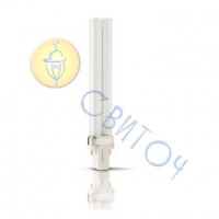 Люминесцентная лампа PHILIPS PL-S G23/2p 9W/10 ультрафиолетовая (927901721008)