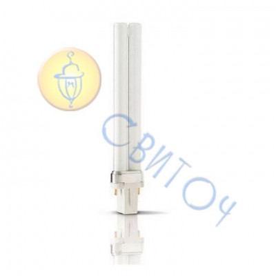 Люминесцентная лампа PHILIPS PL-S G23/2p 9W/10 ультрафиолетовая (927901721008)