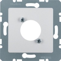 Накладка Berker для XLR-цилиндричных электросоединителей D-серии, алюминий B.х (14121404)
