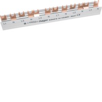 Шина Hager фазная 3P+N 16мм² 12M (KDN451D)