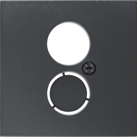 Накладка Berker для розеток для гучномовців, антрацит B. х (11961606)