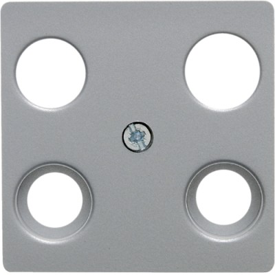 Накладка Berker для антеною розетки 4 отвори, алюміній B. х / К 1 (14831404)