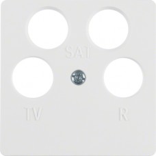 Накладка Berker для антеною розетки 4 отвори, підлогу.білизна матова S. 1/B. х (14841909)