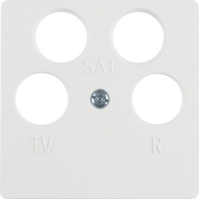 Накладка Berker для антеною розетки 4 отвори, підлогу.білизна матова S. 1/B. х (14841909)