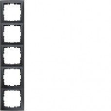 Рамка Berker 5Х антрацит S.1 (5310158996)