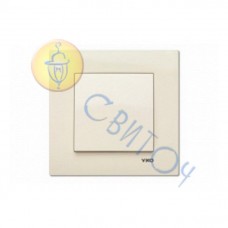90960101 Вимикач 1скр. крем KARRE Vi-Ko