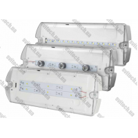 HELIOS HWM 3W LED  360 lm  PREMIUM IP65 3h battery SA/SE with autotest transparent cover авар. світильник AWEX