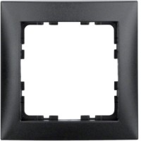 Рамка Berker 1Х контрасна черная S.1 (10119945)