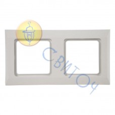 12011702 Рамка 2Х біла OPTIMA