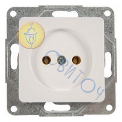12003002 Розетка без з/к біла OPTIMA, 16А/230В 