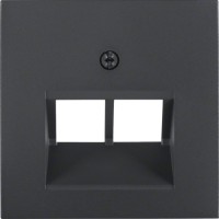 Накладка Berker для розетки UAE/E-DAT, антрацит B.х (14091606)