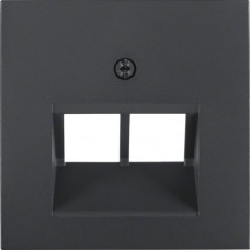 Накладка Berker для розетки UAE/E-DAT, антрацит B. х (14091606)
