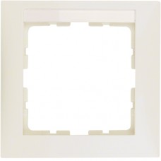 Рамка Berker з полем д/надпису біла 1-кратна S. 1 (10118912)