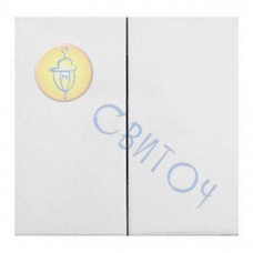 22009602 Клавіша 2Х біла FIORENA