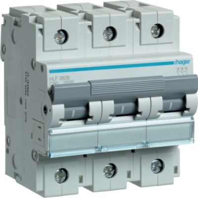 Автоматический выключатель Hager In=80 А, 3п, С, 10 kA, 4,5м (HLF380S)