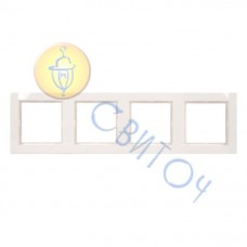 22011902 Рамка 4Х біла FIORENA