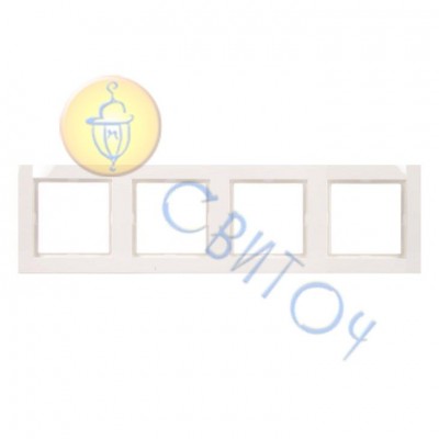 22011902 Рамка 4Х біла FIORENA