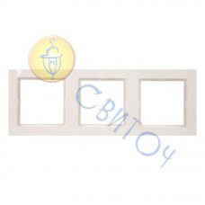 22011802 Рамка 3Х біла FIORENA