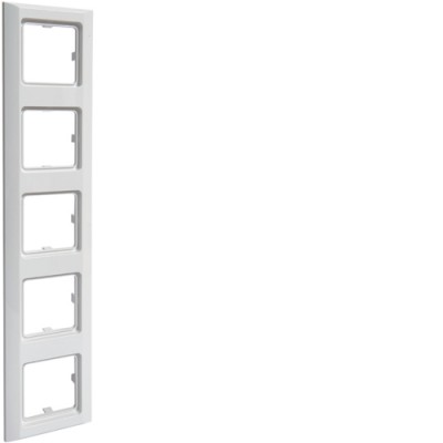 Рамка Hager 5-кратная белая OPTIMA (12012002)